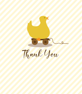 Yellow Duck Thank You